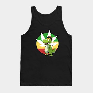 Reggae Dinosaur T Rex Tank Top